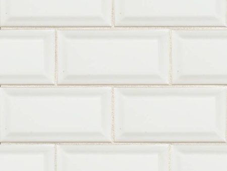 MSI - Domino - 3 in. x 6 in. Beveled White Subway Tile Supply