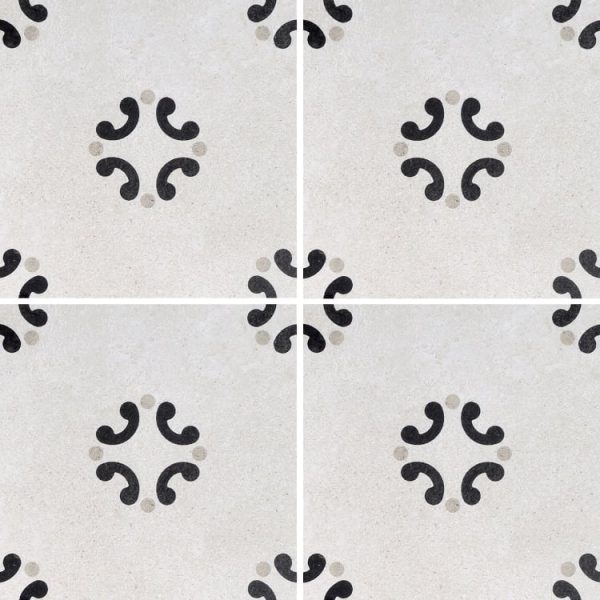 Arizona Tile - Cementine Black and White - B&W 3 For Discount