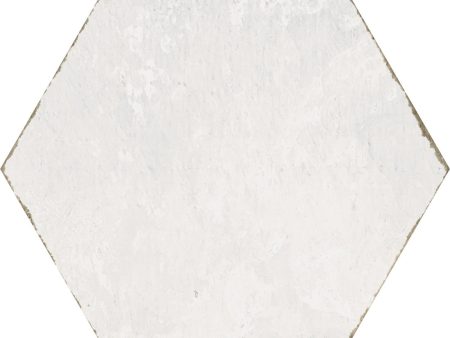 Tesoro - Spring Time Hex Porcelain Tile - White Online