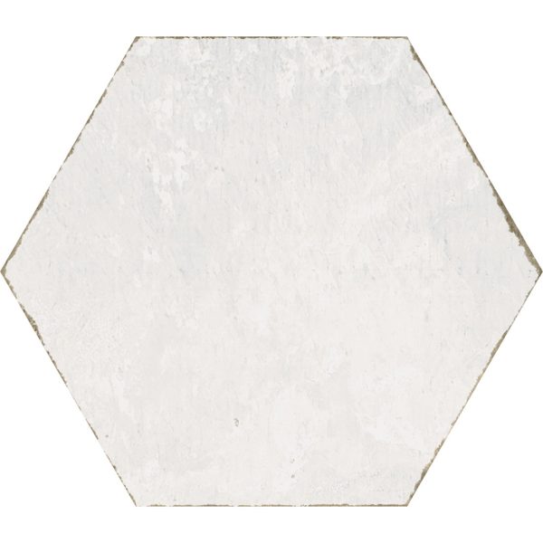 Tesoro - Spring Time Hex Porcelain Tile - White Online