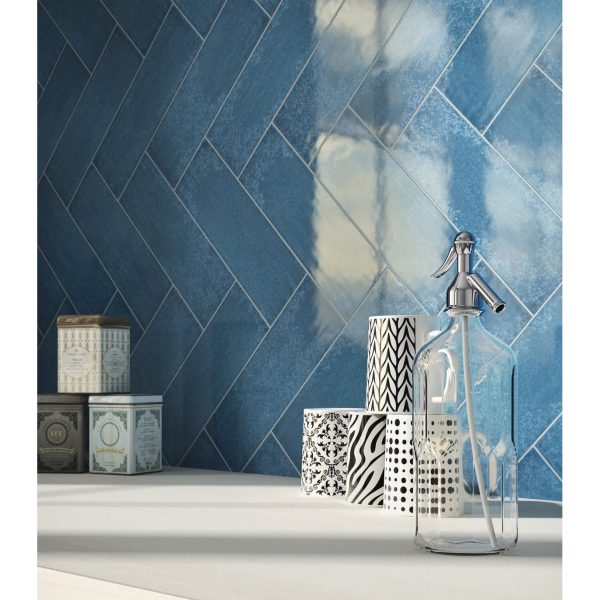 Tesoro - Maiolica 4 in. x 12 in. Ceramic Wall Tile - Mare Sale