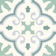 General Ceramic - 10 in. x 10 in. Riviera Montecarlo Green Deco Tile Fashion