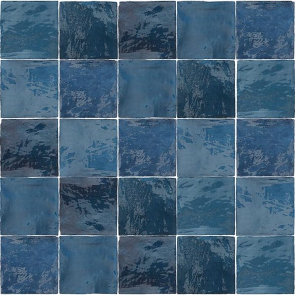 Arizona Tile - Flash 5  x 5  Ceramic Wall Tile - Cobalt Online now