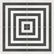 Anatolia - Form HD 8 in. x 8 in. Monochrome Deco - Geo Fashion