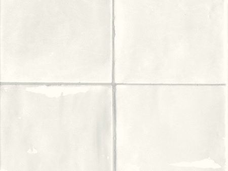 Sartoria - T Square Collection - 6 in. x 6 in. Wall Tile - First Snow For Sale