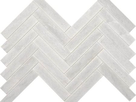 American Olean - Ascend Natural Stone Chevron Mosaic - Candid Heather Online Sale