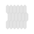 Anatolia - Soho Porcelain 2 in. x 5 in. Picket Mosaic - Gallery Grey Glossy Online now