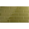 Stonepeak Ceramics - Adamas 4 in. x 12 in. Viridis Porcelain Wall Tile For Discount