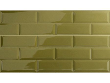 Stonepeak Ceramics - Adamas 4 in. x 12 in. Viridis Porcelain Wall Tile For Discount