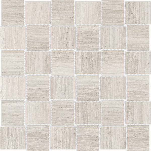 Anatolia Mayfair 2 in. x 2 in. HD Porcelain Basketweave Mosaics - Strada Ash (Matte) Sale