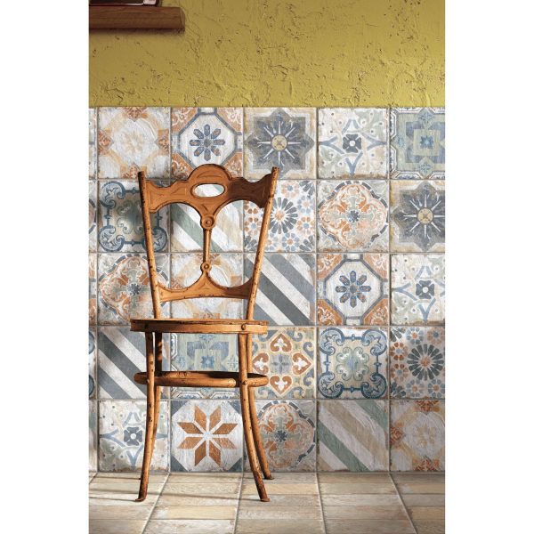 Tesoro - Havana Finca Deco Mix 8  x 8  Porcelain Tile Sale