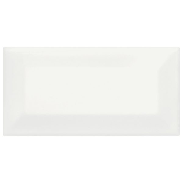 Anatolia - Soho Collection 3 in. x 6 in. Beveled Wall Tile - Canvas White Glossy For Discount