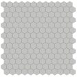 Anatolia - Soho Porcelain - 1 in. Hexagon Glazed Mosaic - Loft Grey Matte Online Hot Sale