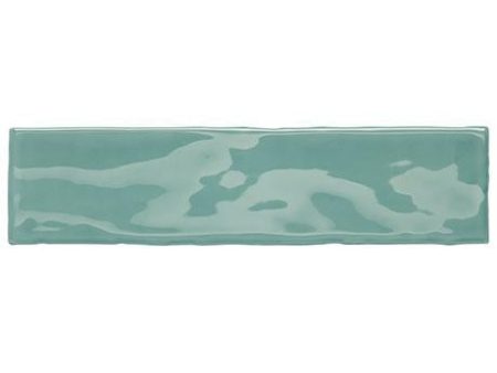 Marazzi - Costa Clara™ Glazed Ceramic 3 in. x 12 in. Wall Tile - Caribbean Teal Online Sale