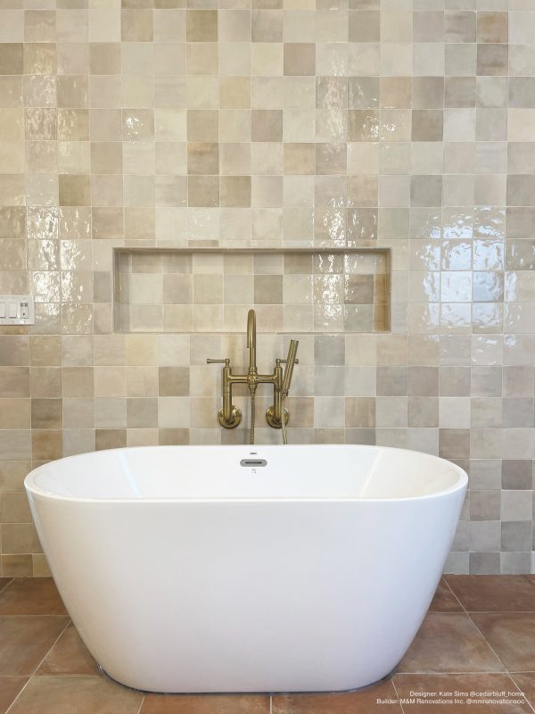 Bedrosians Tile & Stone - Cloe 5  x 5  Wall Tile - Creme For Cheap