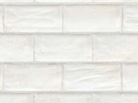 Topcu - Vita Decorative Wall Tile 4 in. x 8 in. - Bianco Fashion