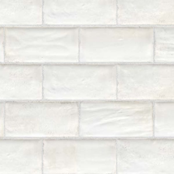 Topcu - Vita Decorative Wall Tile 4 in. x 8 in. - Bianco Fashion