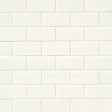 MSI - Domino - 3 in. x 6 in. White Subway Tile For Sale