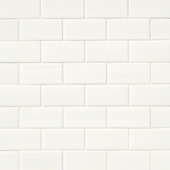 MSI - Domino - 3 in. x 6 in. White Subway Tile For Sale