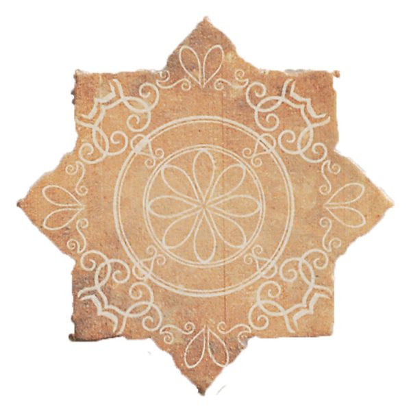 Soci Tile - Terra Cotta Series - 6  x 6  Wall Tile - Star Temple Fire Cheap