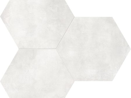 Anatolia - Form HD 7 in. x 8 in. Hexagon Porcelain Tile - Ivory For Cheap