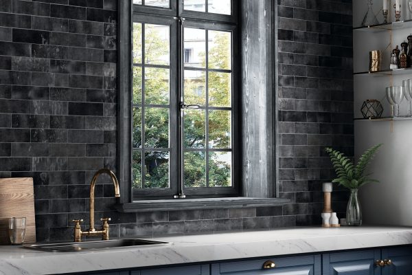 Bedrosians Tile & Stone - Cloe 2.5  x 8  Wall Tile - Black Online Sale