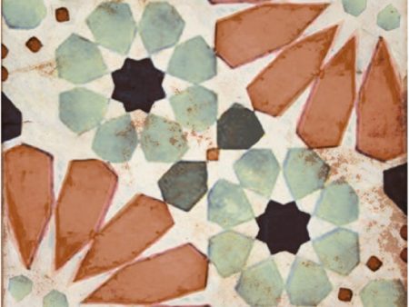 Lungarno Ceramics - Retrospectives 8 in. x 8 in. Ceramic Tile - Covent Gardens Discount