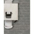 Topcu - Moon Park Stone 6 in. x 36 in. Porcelain Tile - Anthracite Fashion