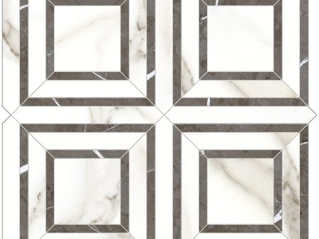 Anatolia Mayfair Piazza HD Polished Porcelain Mosaics - Calacatta Oro Fashion