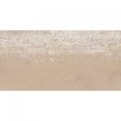 Lungarno - Stoneway 12 in. x 24 in. Glazed Porcelain Tile - Line Beige Fashion