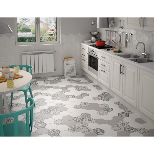 Equipe - Hexatile Collection - Gris Matte 8  Sale