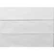 Tesoro - Albatross 3 in. x 12 in. Ceramic Wall Tile - White Arrow Deco Online