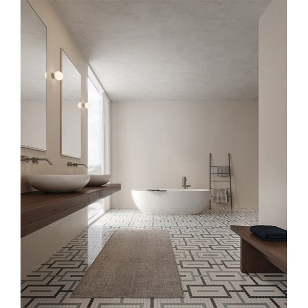 Anatolia - Soho Porcelain - Chain Pattern Mosaic - Dawn Blend Matte For Discount