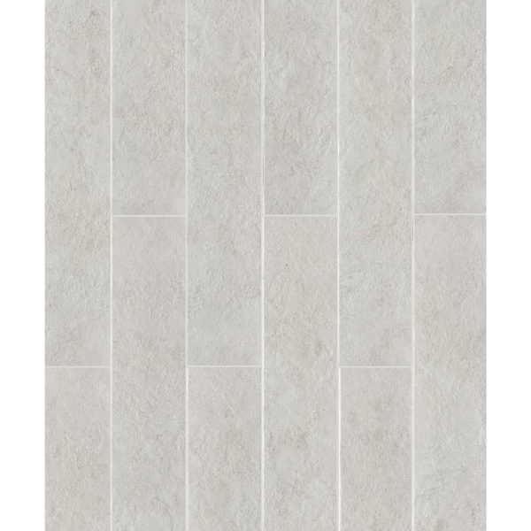 Topcu - Moon Park Stone 6 in. x 36 in. Porcelain Tile - Grey Online Hot Sale