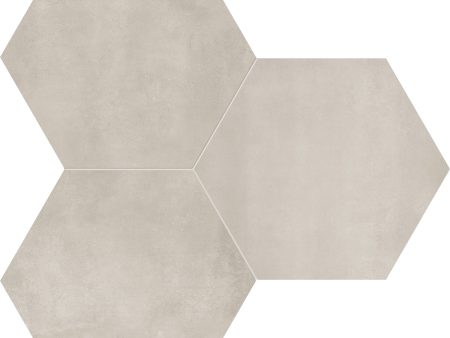 Anatolia - Form HD 7 in. x 8 in. Hexagon Porcelain Tile - Sand Fashion