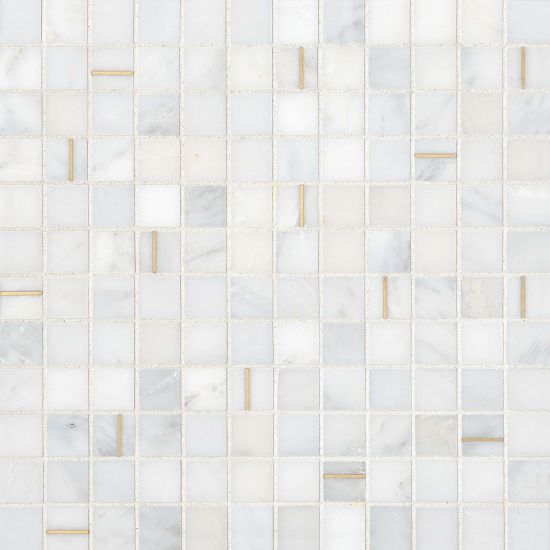 Bedrosians - Ferrara 1  x 1  Wall Mosaic - Bianco Sale