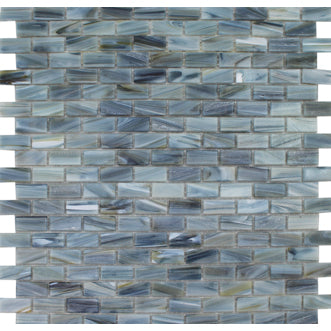 Aquatica by Tesoro - Aurora Series 1 2 in. x 1 in. Glass Mosaic - Malachite For Sale