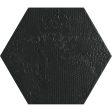 Tesoro - Milano Hex Pressed Porcelain - Black Online