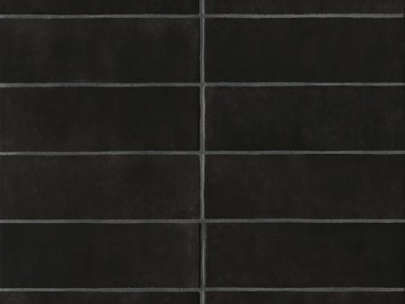 Bedrosians Tile & Stone - Cloe 2.5  x 8  Wall Tile - Black Online Sale