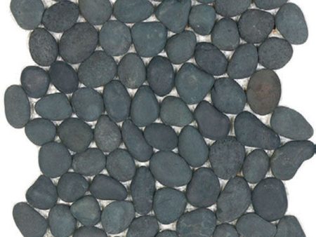 Tesoro Decorative Collection - Ocean Stone Mosaics - Black Pebble Discount