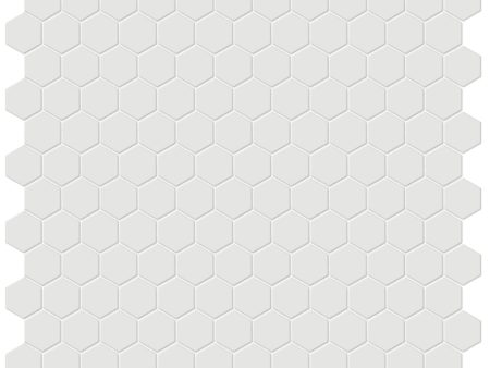 Anatolia - Soho Porcelain - 1 in. Hexagon Glazed Mosaic - Vintage Grey Matte on Sale