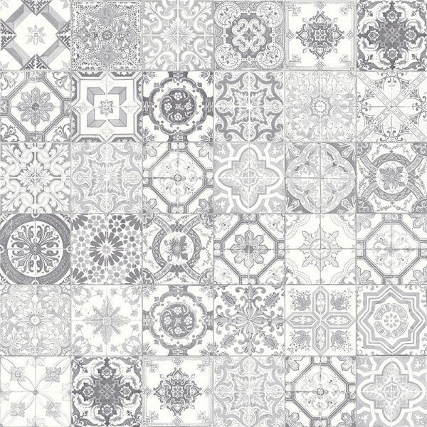 Anatolia - Marrakesh HD 8 in. x 8 in. Glossy Porcelain Tile - Grey Mix Online