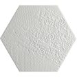 Tesoro - Milano Hex Pressed Porcelain - White Online now