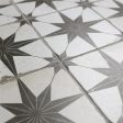 SomerTile - Harmonia 13 in. x 13 in. Ceramic Tile - Kings Star Nero For Cheap