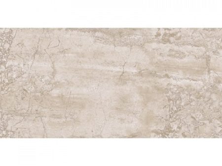 Lungarno - Stoneway 12 in. x 24 in. Glazed Porcelain Tile - White Beige Fashion