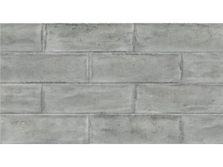 Topcu - Arles Decorative Wall Tile 4 in. x 12 in. - Nickel on Sale