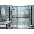 Bellagio Tile - Rain Drops Collection 3  x 12  Wall Tile - Teal Sky Online now