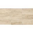 American Olean Vellagio 12 in. x 24 in. Glazed Porcelain Floor Tile - Light Noce Online Sale