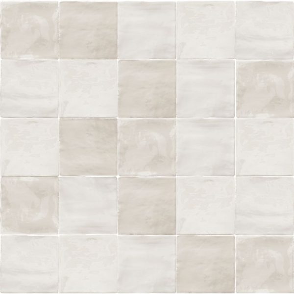 Arizona Tile - Flash 5  x 5  Ceramic Wall Tile - Ivory Online Sale