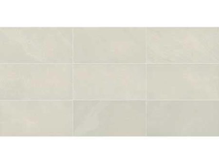 Marazzi - Modern Oasis 12 in. x 24 in. Glazed Porcelain Floor Tile - Soft Cloud Online Sale